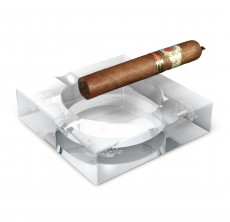 Zigarrenaschenbecher, Kristall 